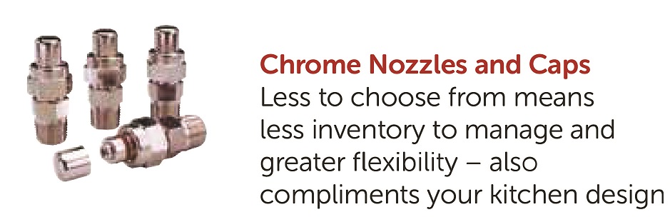 Chrome Nozzies and Caps